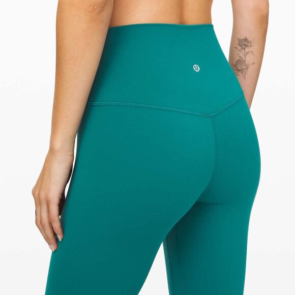 Lululemon Align Crop *21" Leggings Laguna size 8 - Picture 4 of 6